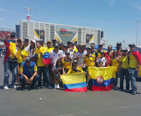 Aficionados Selección Colombia